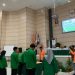 Suasana Pelantikan LK FEBI, Aulau Febi, Kamis (03/02/2022) pagi.