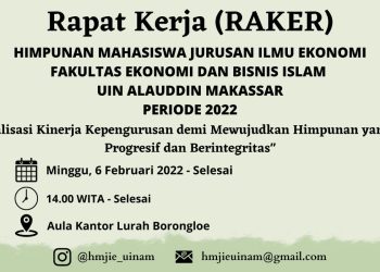 Rapat Kerja HMJ-IE Periode 2022.